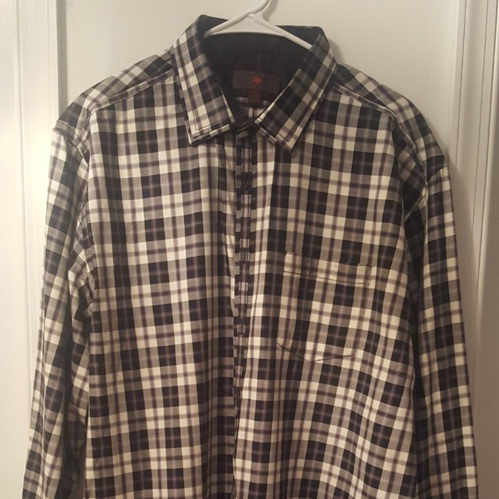 Men’s Plaid Egara Button Down Shirt (2XL)
